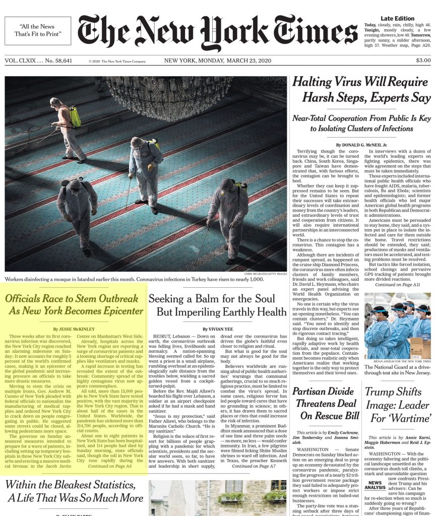Covering Covid 19 How Headlines Evolved As The Virus Spread Journalism Institute Covering Covid 19 How Headlines Evolved As The Virus Spread Journalism Institute